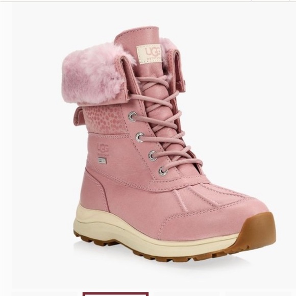 UGG Shoes - UGG Adirondack lll Sparkle Spot Waterproof Winter Boots, Dusty Pink/Mauve, Size9